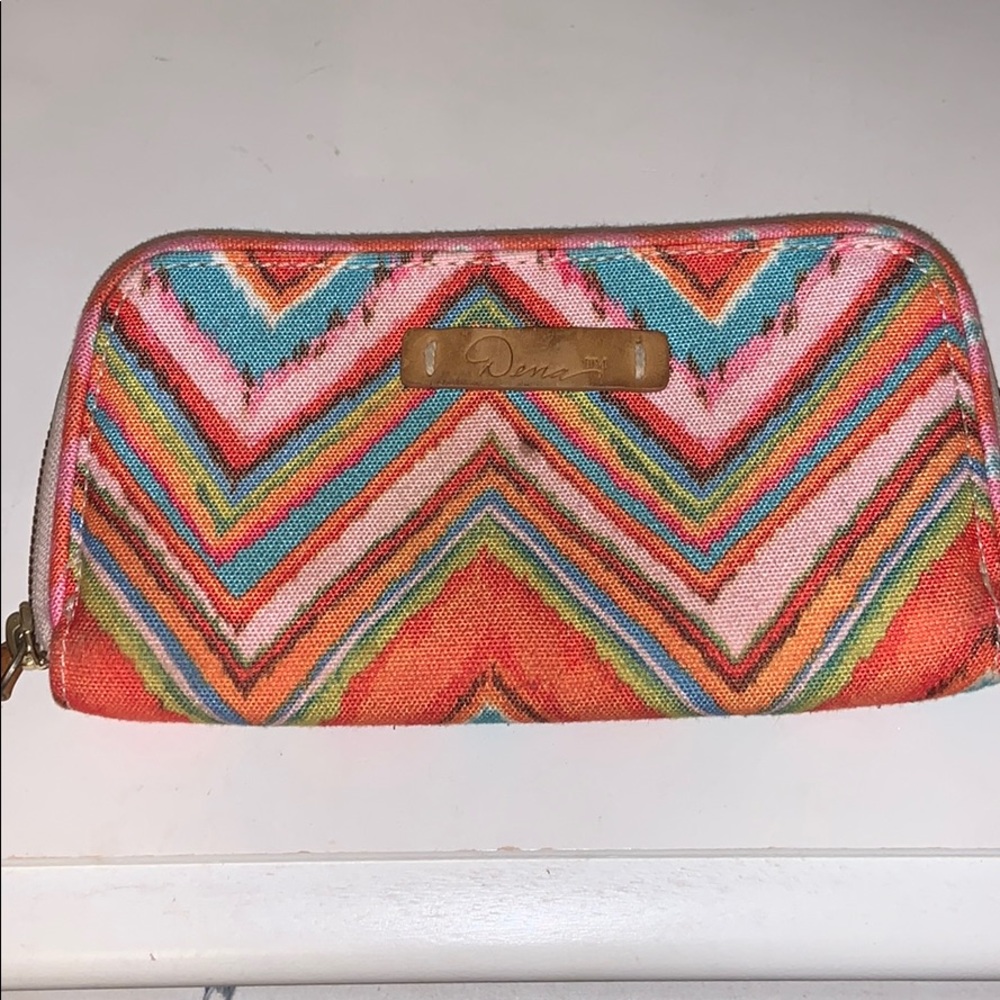 colorful, chevron wallet